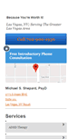 Mobile Screenshot of clinicalpsychologylasvegas.com